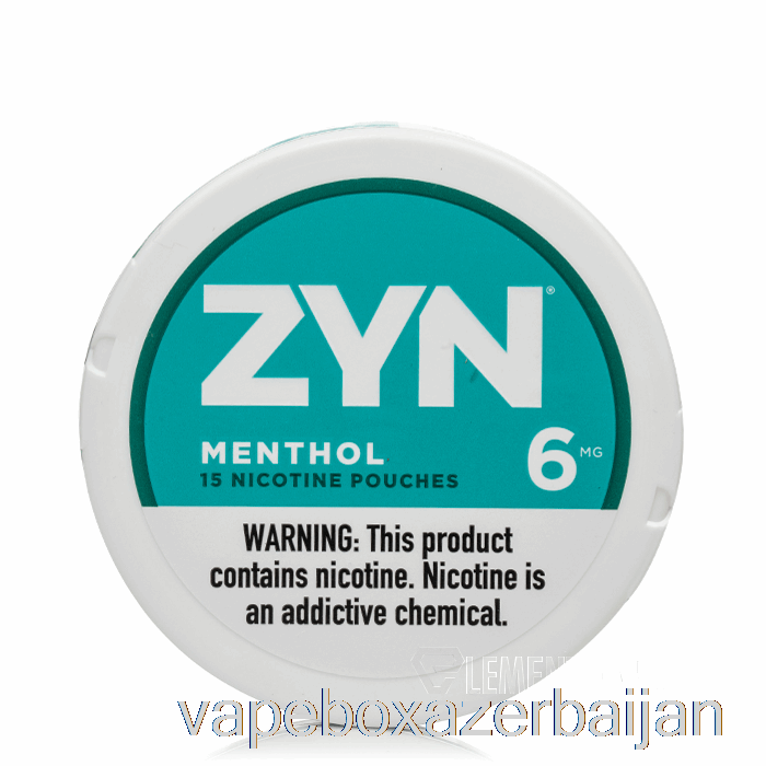 Vape Smoke ZYN Nicotine Pouches - MENTHOL 6mg